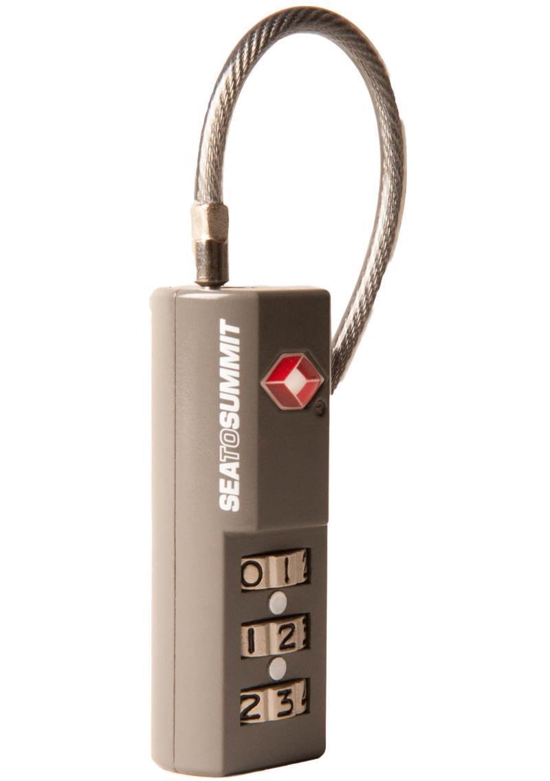 Travelling Light TSA Travel Lock - Combination with Cable - Not Applicable 2