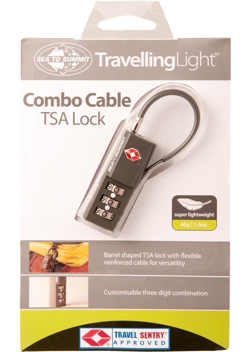 Travelling Light TSA Travel Lock - Combination with Cable - Not Applicable 3