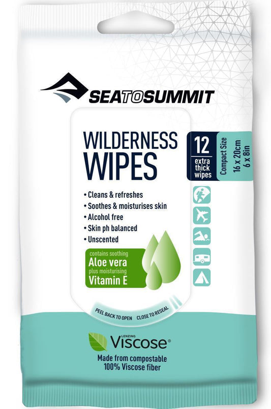 Trek and Travel Wilderness Bath Wipes - Compact - 12 per pack - Not Applicable 1