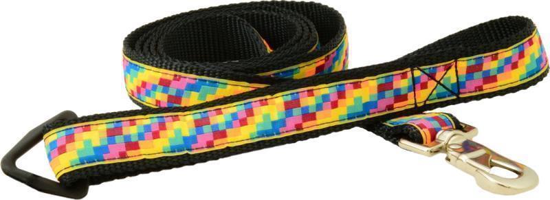 6 Foot Leash - 1" (Fits 6`) - Disco Yellow 1