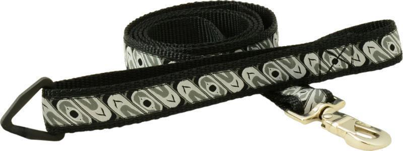 6 Foot Leash - 1" (Fits 6`) - Flip Flops Silver 1