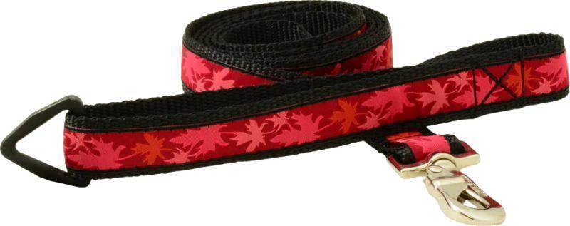 6 Foot Leash - 1" (Fits 6`) - Maple Leaf Red 1