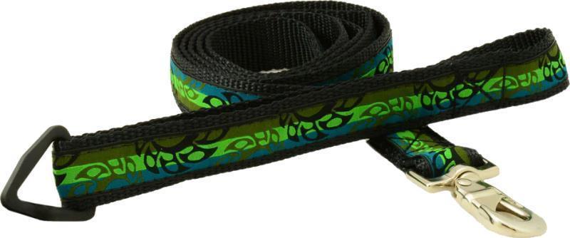 6 Foot Leash - 1" (Fits 6`) - Turbine Green 1