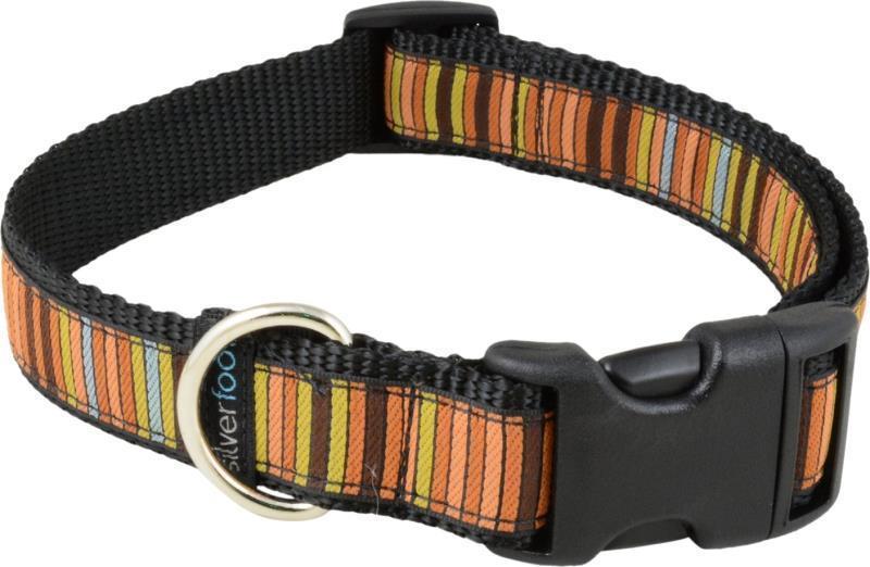 Dog Clip Collar - Medium - 1" (Fits 14" to 21") - 16 Bit Brown 1