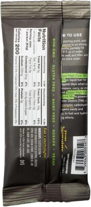 Super High-Carb Sport Drink Mix - 53g - Lemon Lime 2