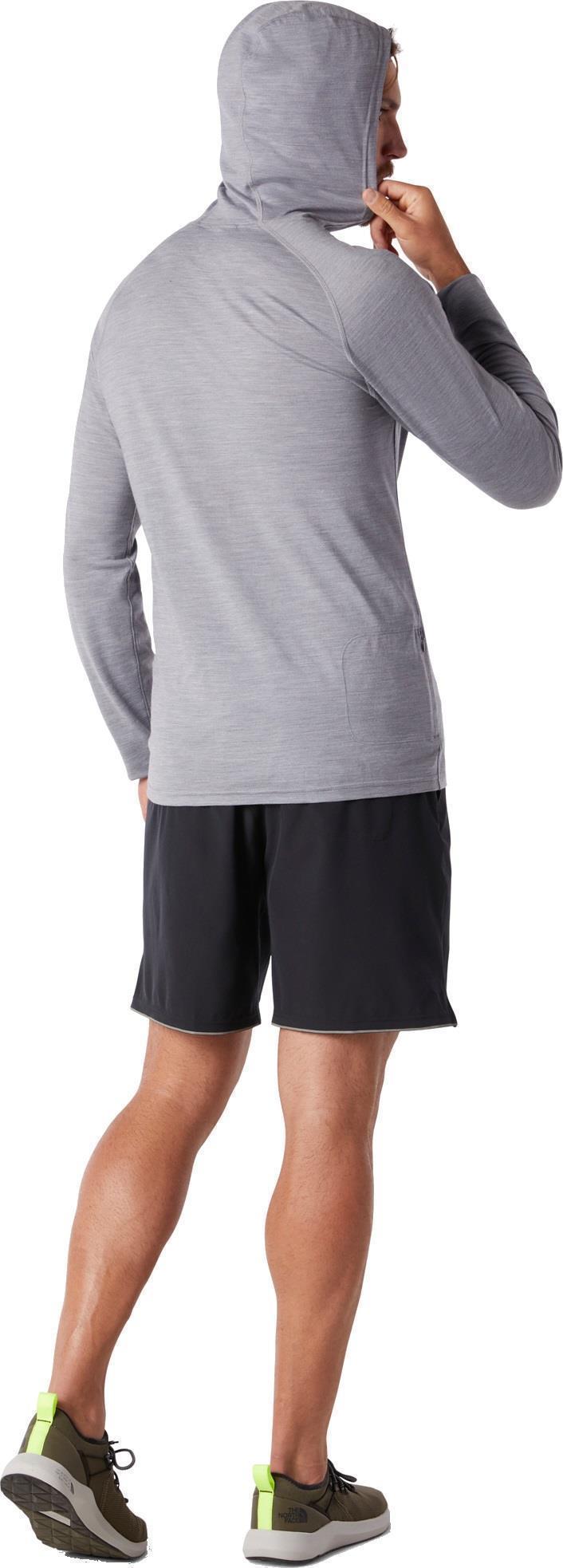 Active Hoodie - Mens - Light Gray Heather 3