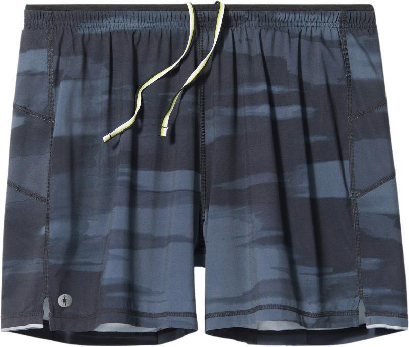 Active Lined Shorts, 5" Inseam - Mens - Black Horizon Print 1