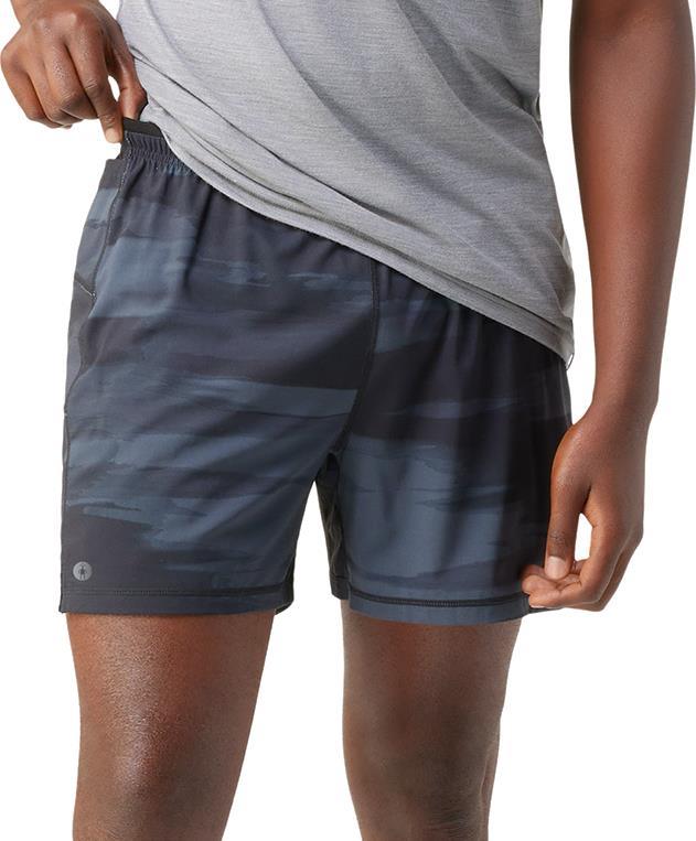 Active Lined Shorts, 5" Inseam - Mens - Black Horizon Print 2