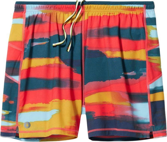 Active Lined Shorts, 5" Inseam - Mens - Carnival Horizon Print 1