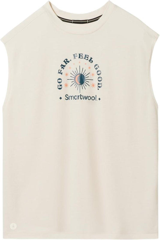 Active Muscle Tank - Womens - Almond Heather 1