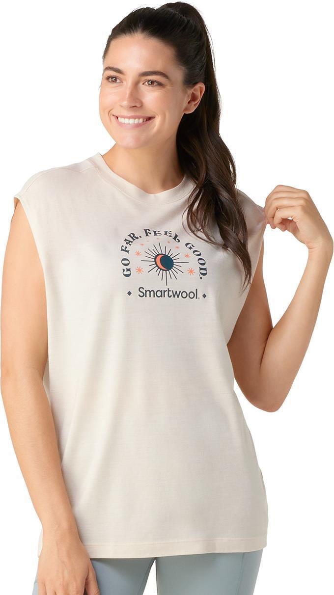 Active Muscle Tank - Womens - Almond Heather 2