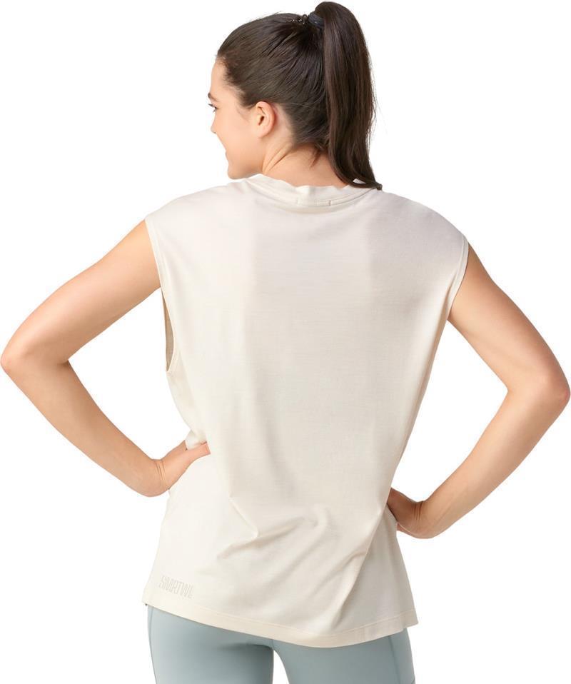 Active Muscle Tank - Womens - Almond Heather 3
