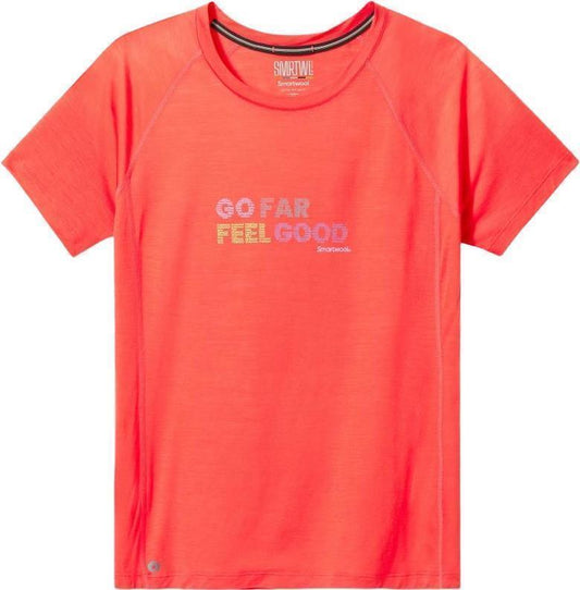 Active Ultralite Go Far, Feel Good Graphic SS Tee - Womens - Carnival 1