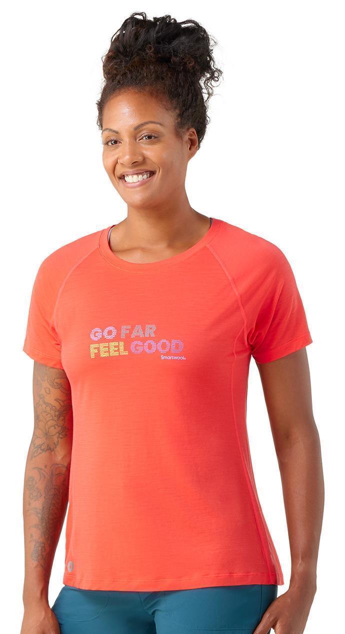 Active Ultralite Go Far, Feel Good Graphic SS Tee - Womens - Carnival 2