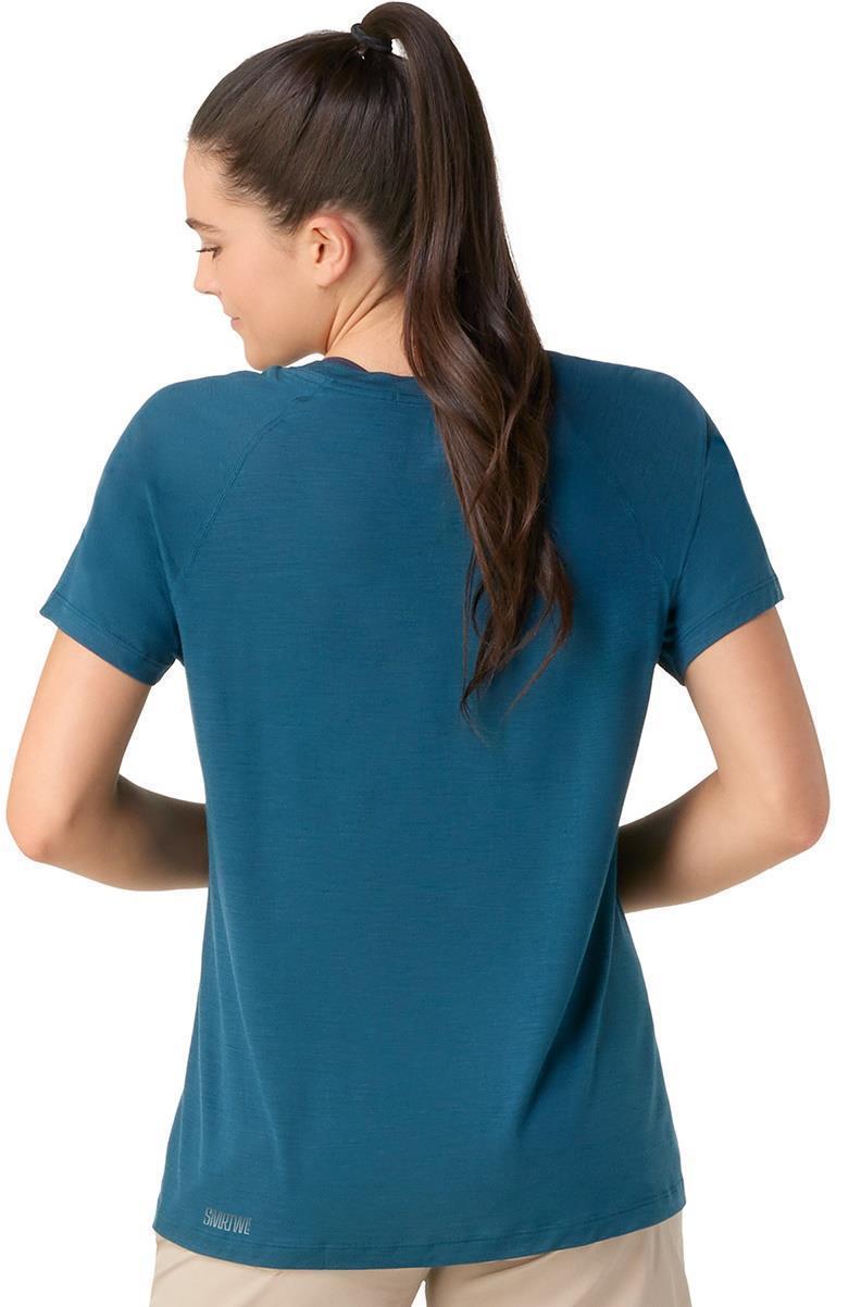 Active Ultralite Go Far, Feel Good Graphic SS Tee - Womens - Twilight Blue 3