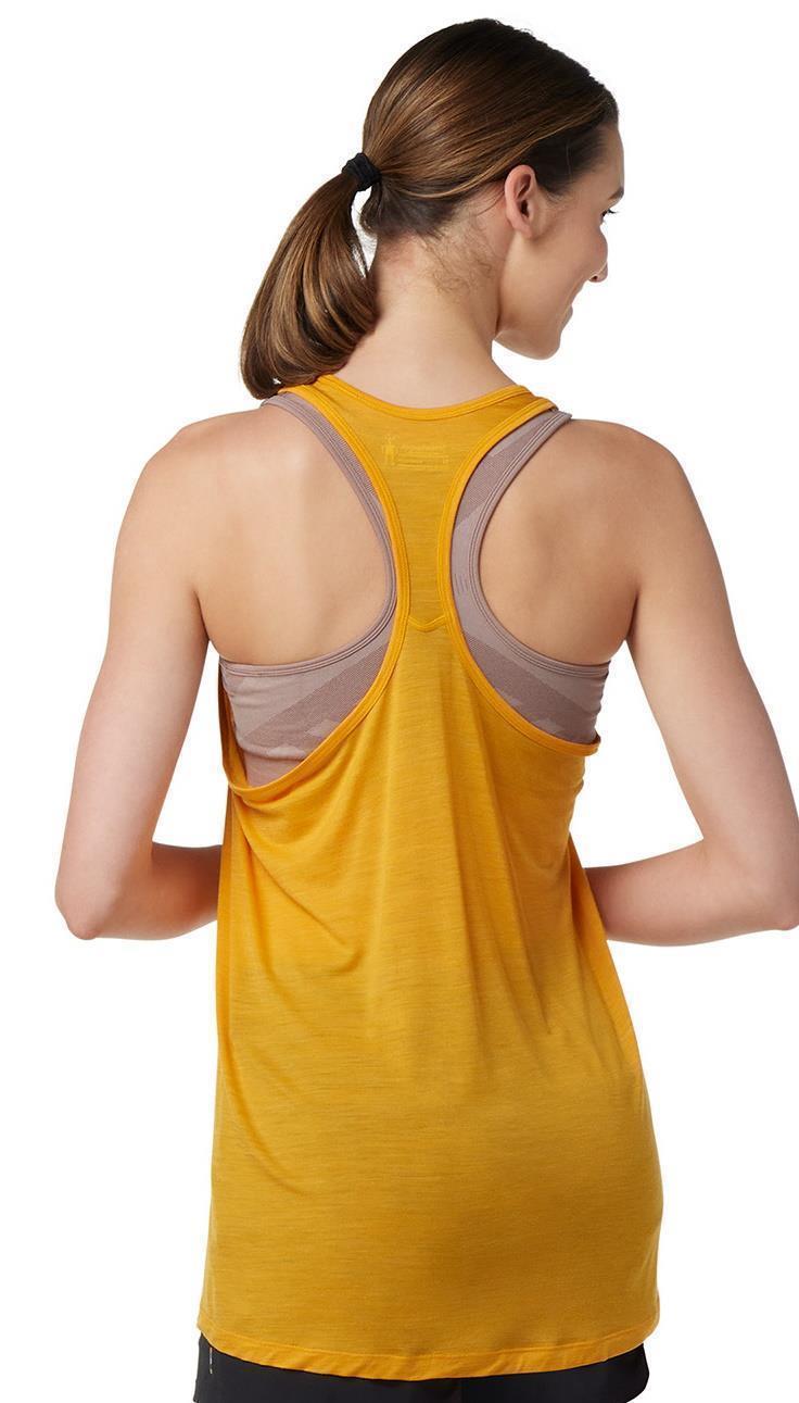 Active Ultralite Racerback Tank - Womens - Mango Sorbet Heather 3