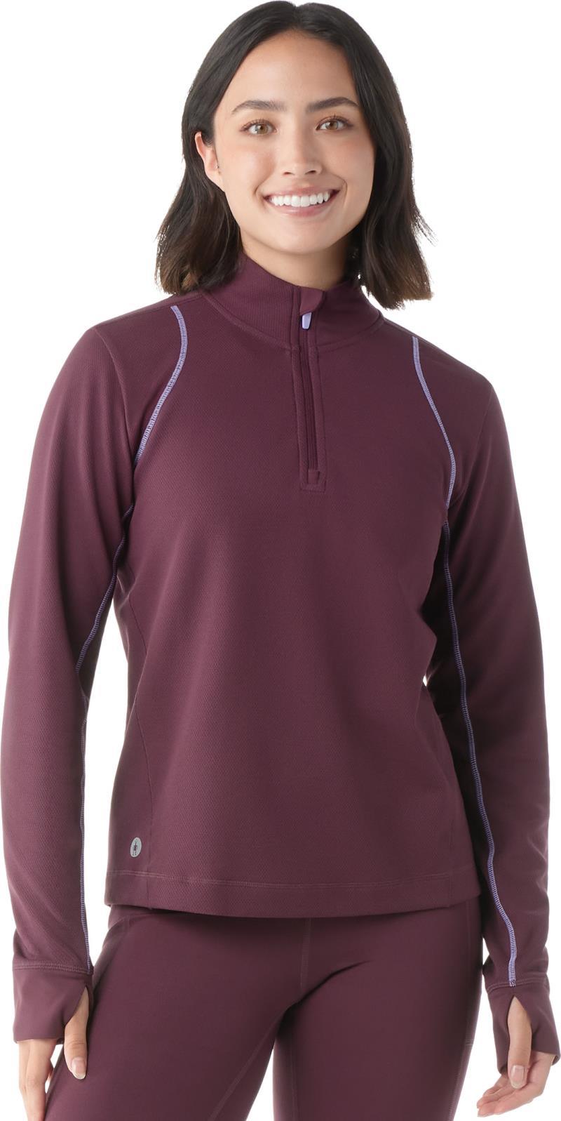 Active Uptempo 1/4 Zip - Womens - Eggplant 1