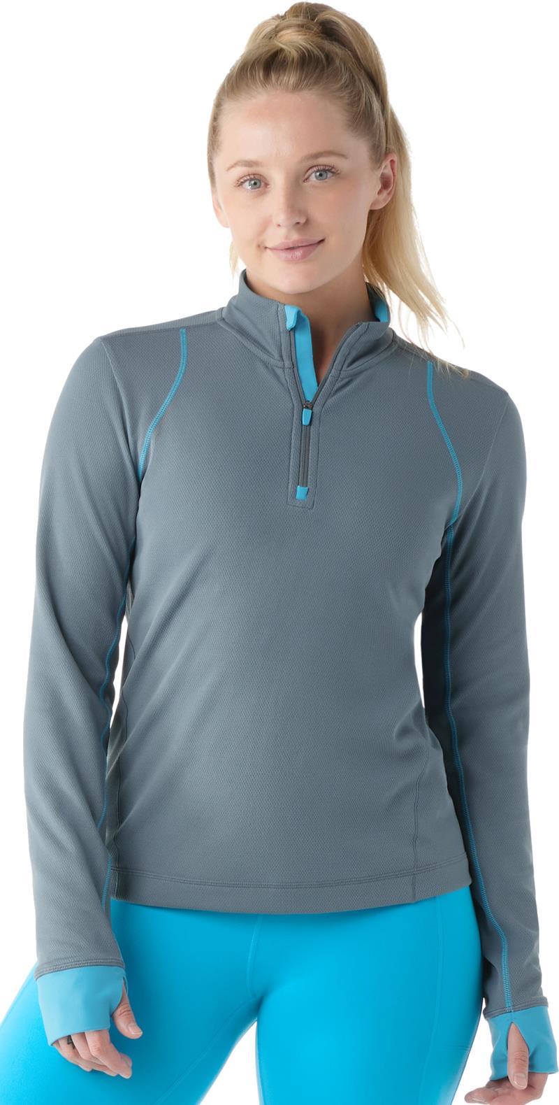 Active Uptempo 1/4 Zip - Womens - Pewter Blue 1