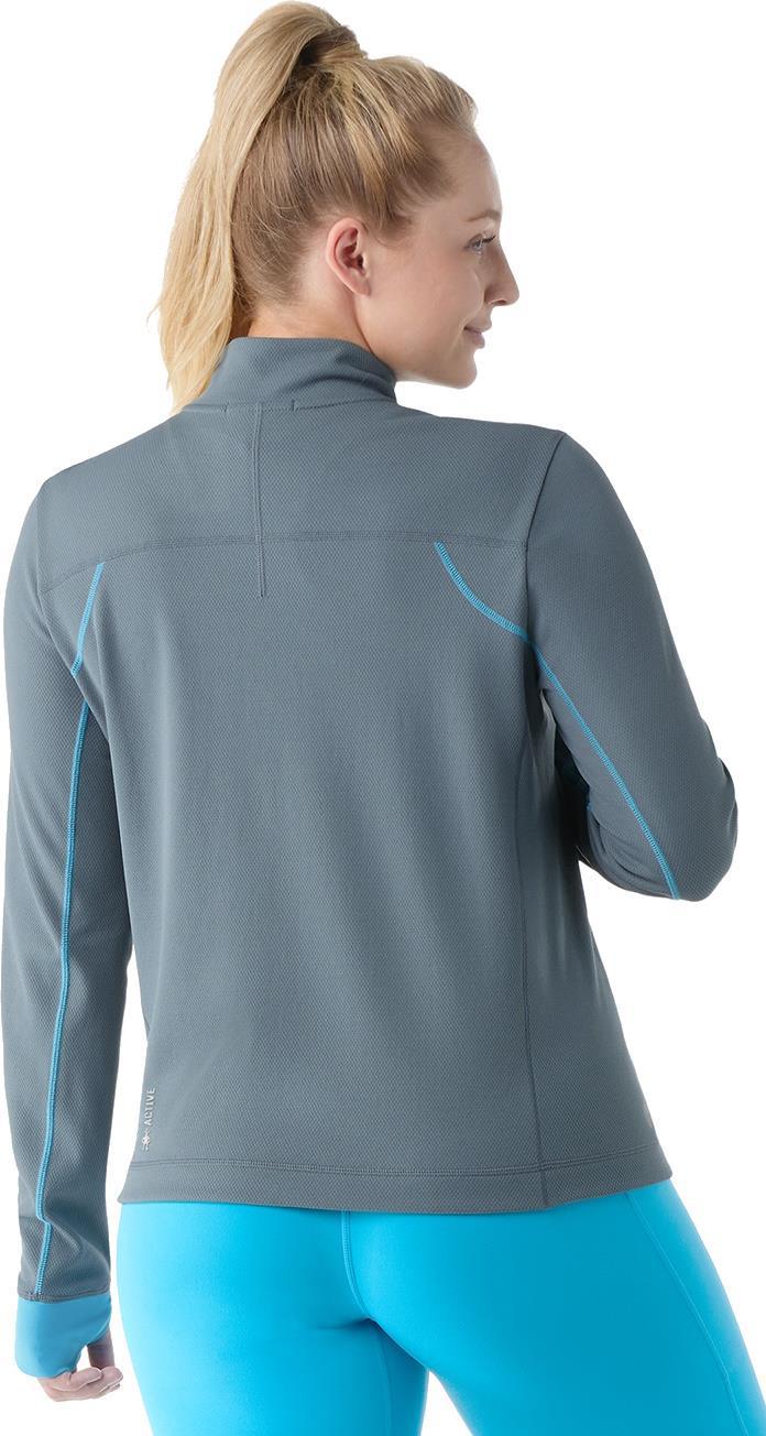 Active Uptempo 1/4 Zip - Womens - Pewter Blue 2