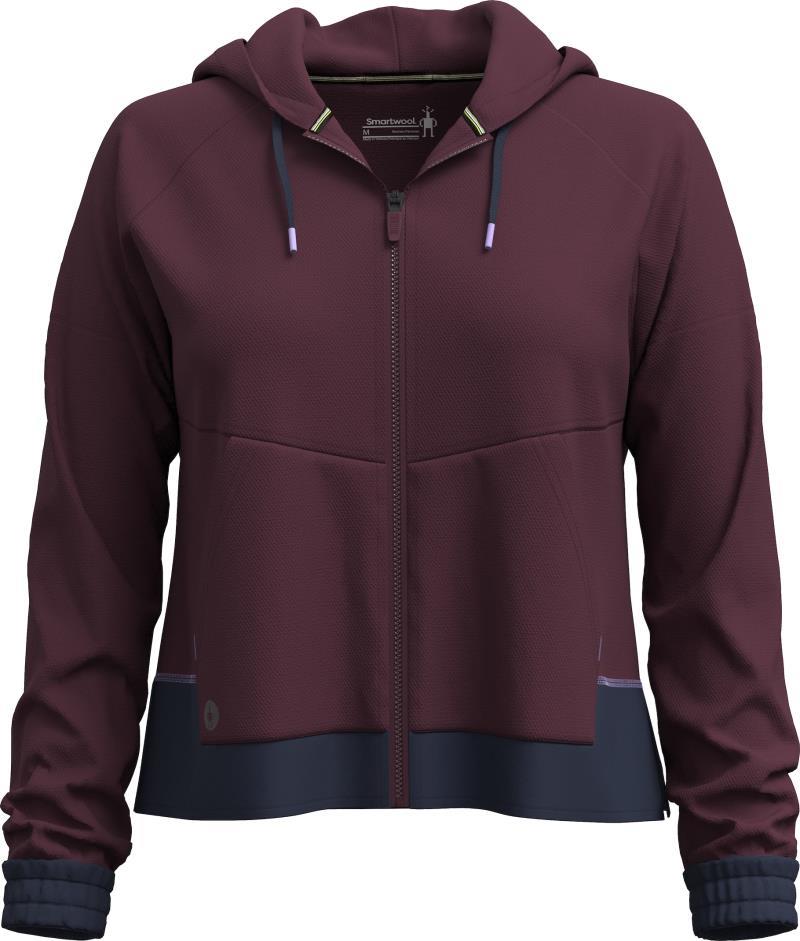 Active Uptempo Full Zip Hoodie - Womens - Eggplant 1