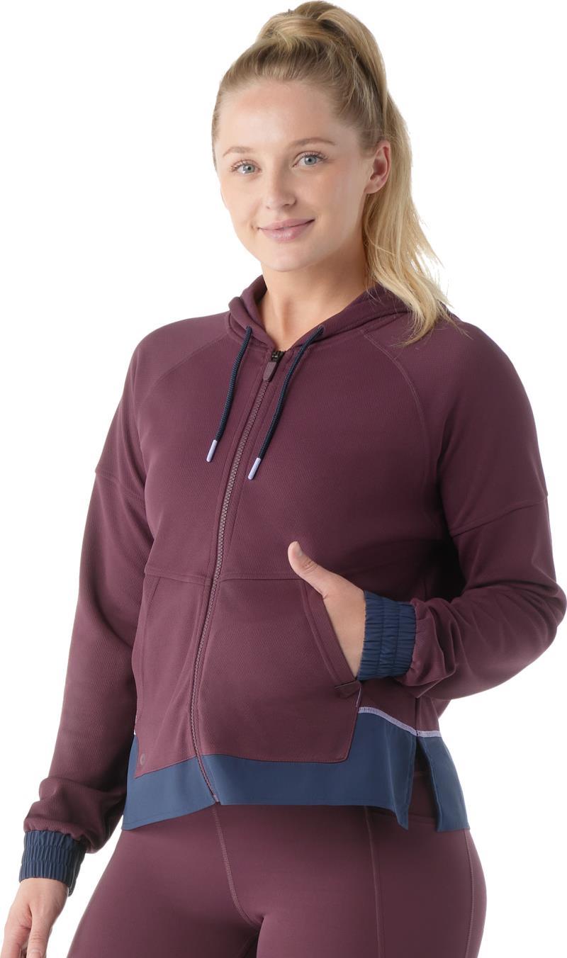 Active Uptempo Full Zip Hoodie - Womens - Eggplant 2