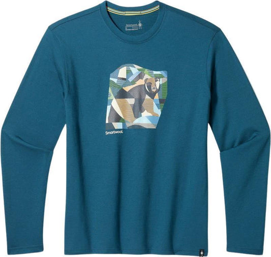 Bear Country Graphic LS Tee - Unisex - Twilight Blue 1