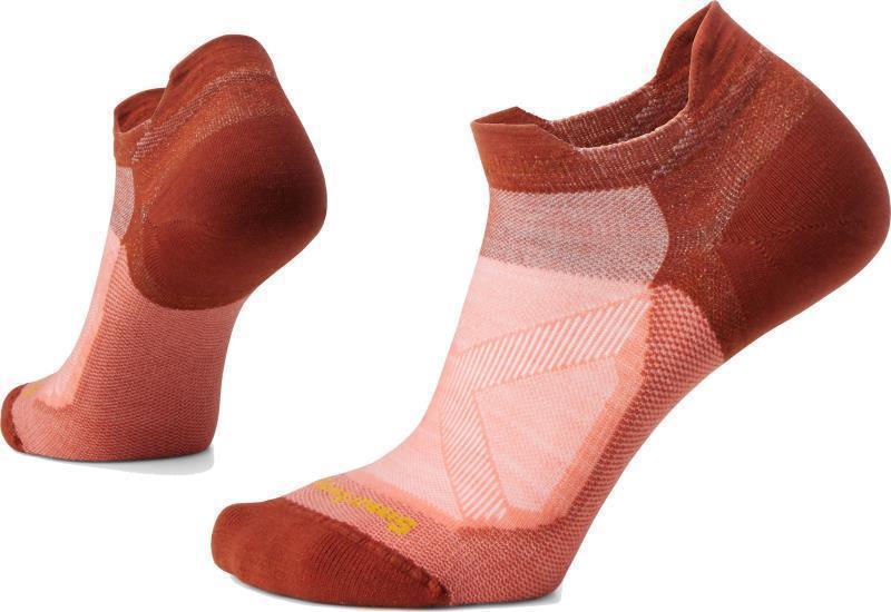 Bike Zero Cushion Low Ankle Socks - Womens - Orange Rust Heather 1