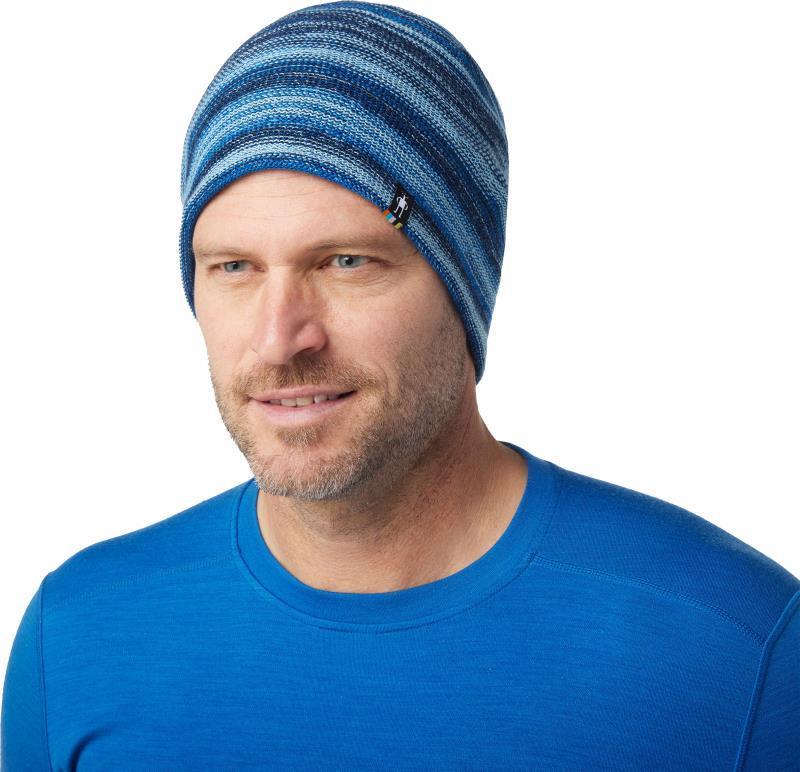 Boundary Line Reversible Beanie - Laguna Blue 3