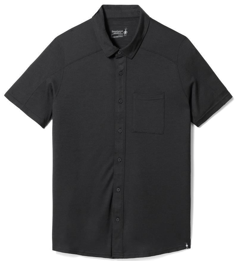 Button Down SS - Mens - Black 1
