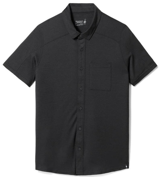 Button Down SS - Mens - Black 1