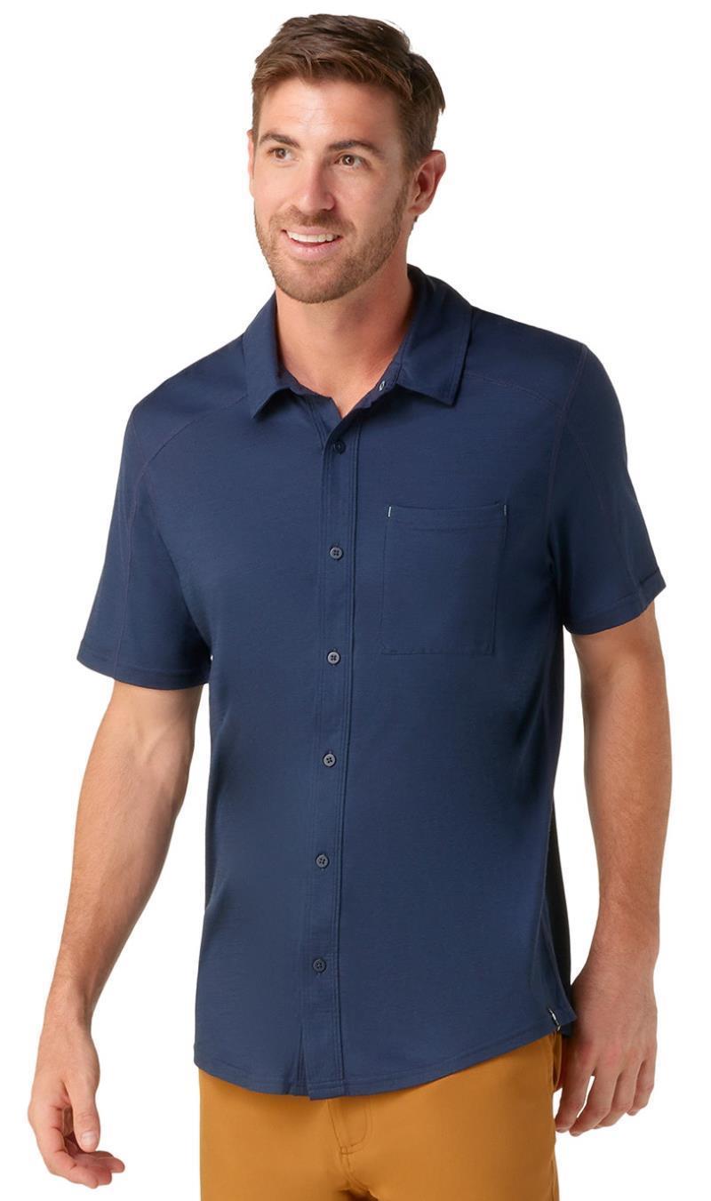 Button Down SS - Mens - Deep Navy 2