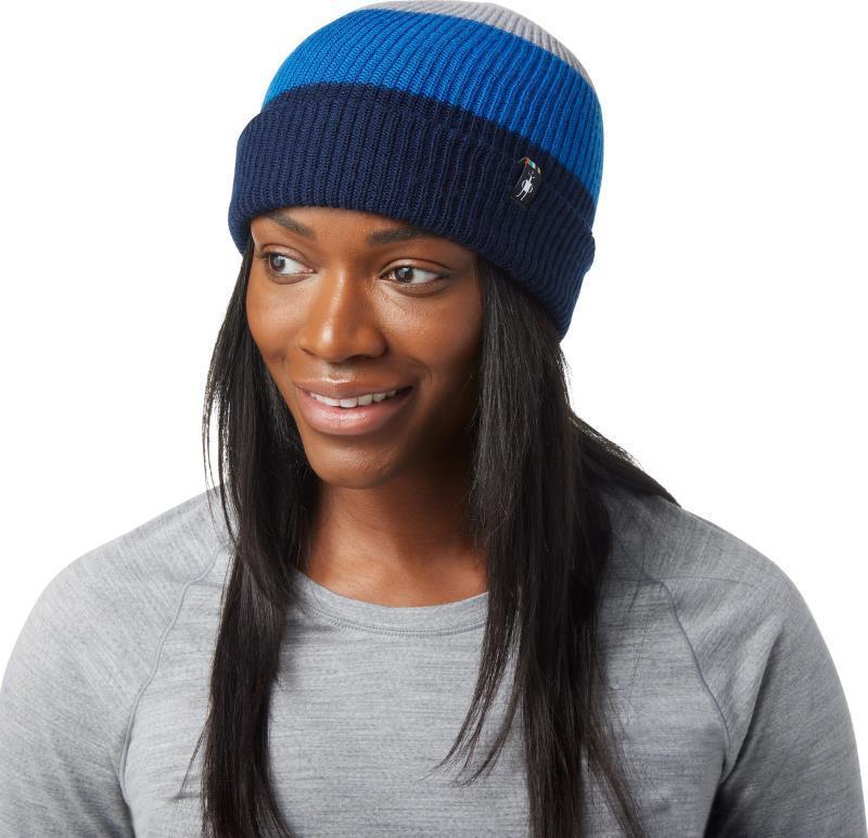Cantar Colorblock Beanie - Laguna Blue 2