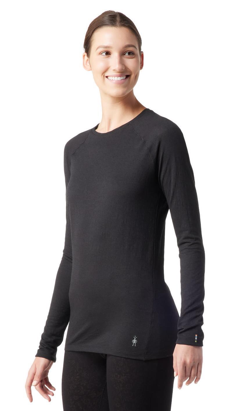 Classic All-Season (150) Merino Lace Base Layer LS - Womens - Black 2