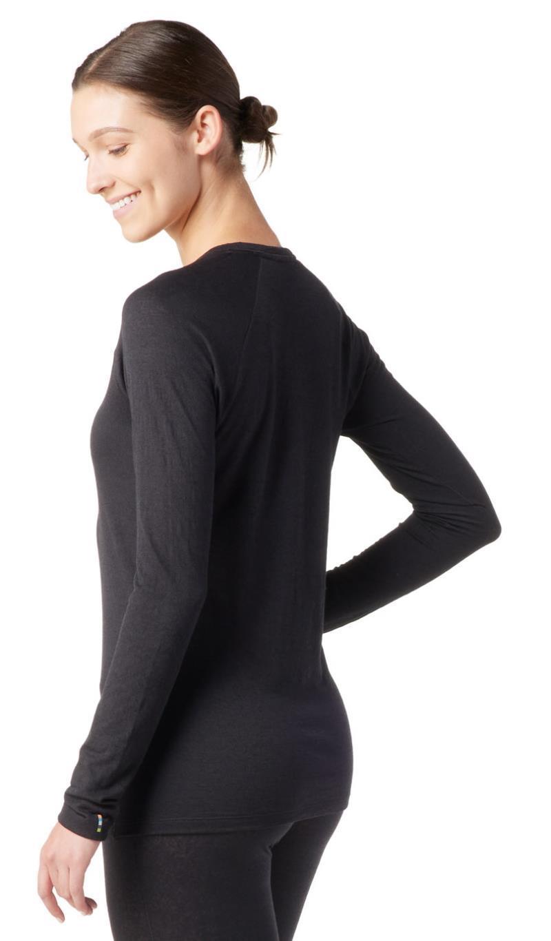 Classic All-Season (150) Merino Lace Base Layer LS - Womens - Black 3
