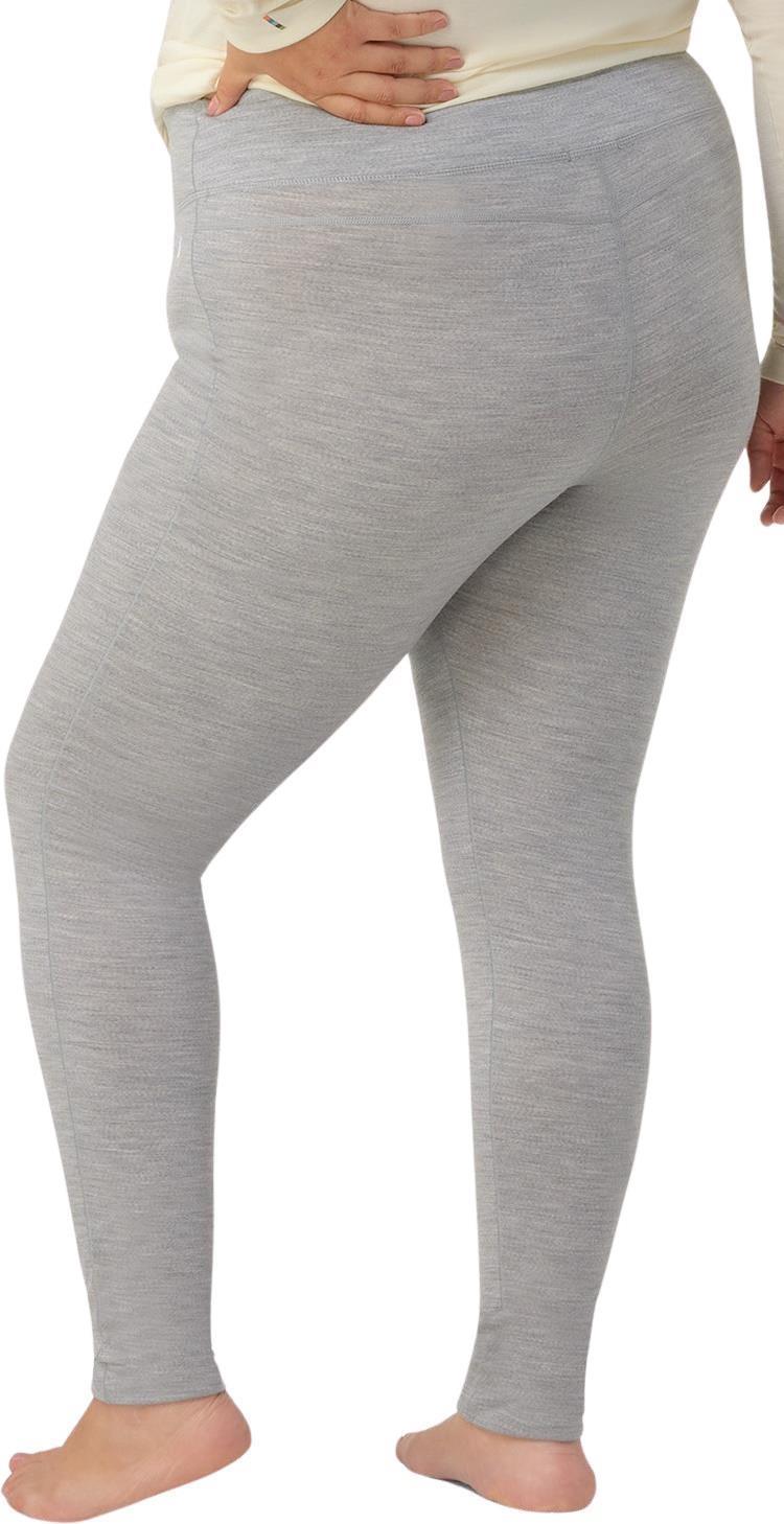 Classic All-Season Merino 155 Base Layer Bottoms Plus - Womens - Light Gray Heather 3