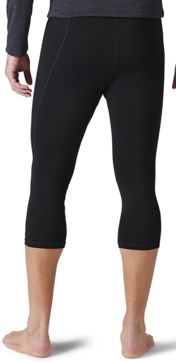 Classic All-Season Merino Base Layer 3/4 Bottoms - Mens - Black 3