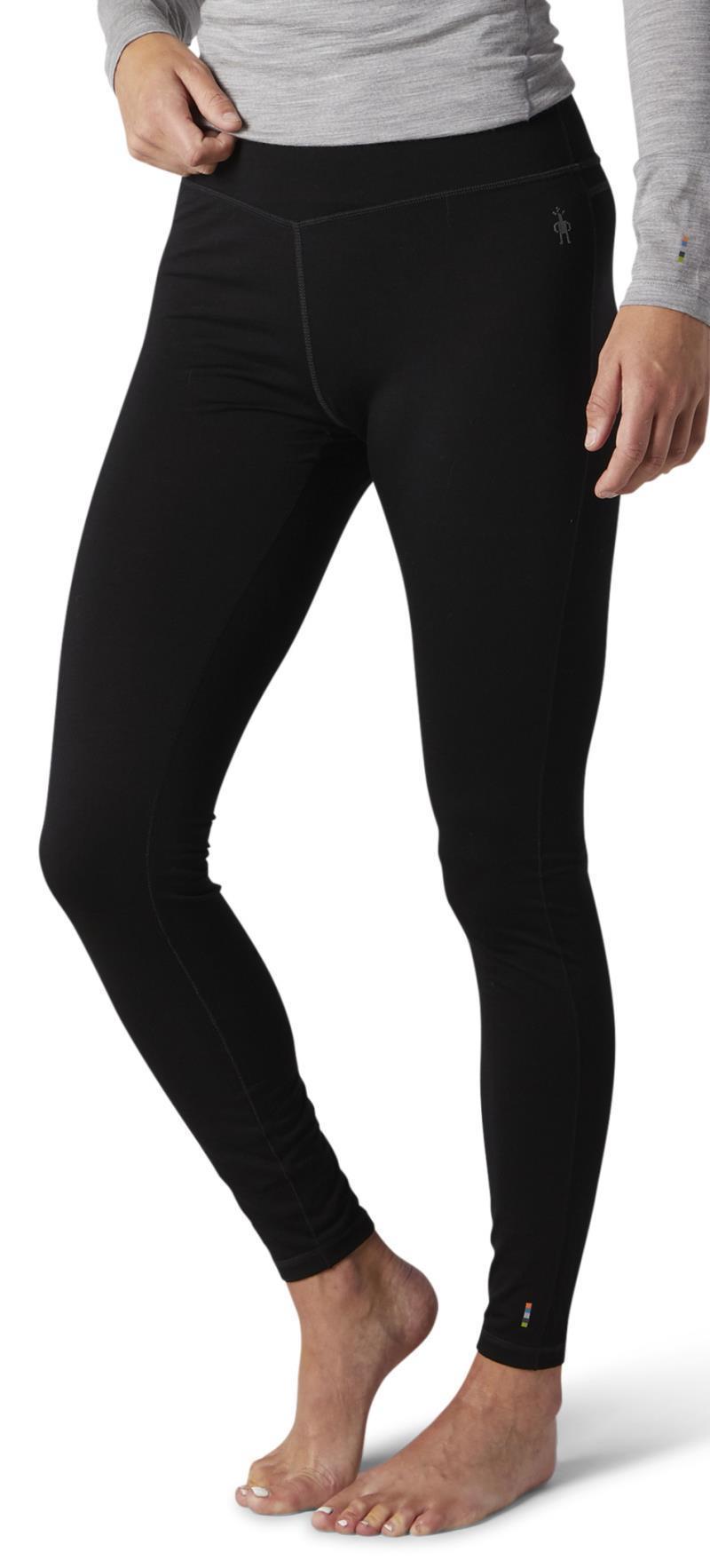 Classic All-Season Merino Base Layer Bottoms - Womens - Black 2