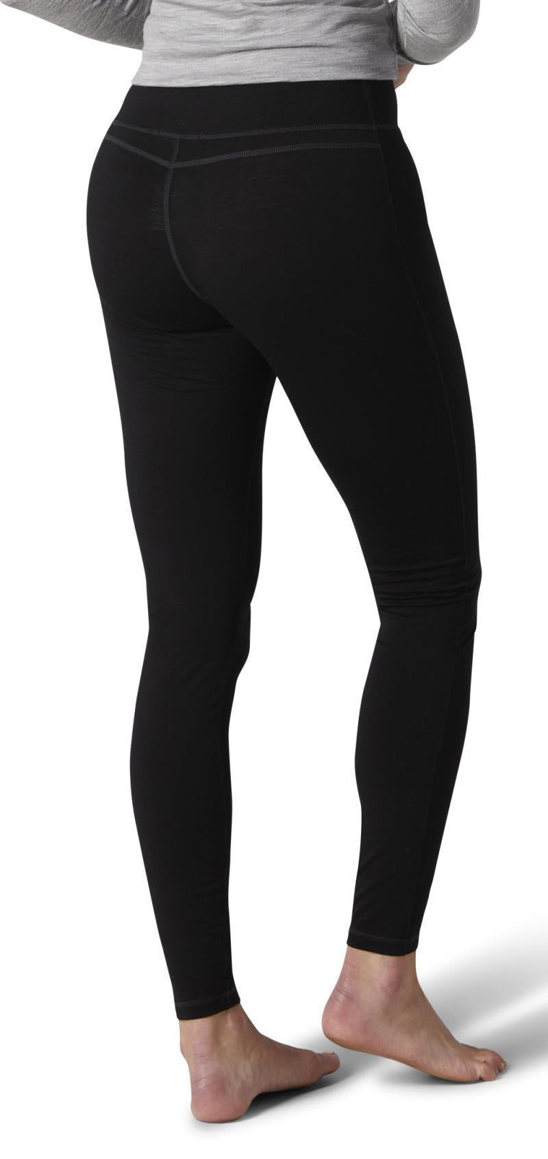 Classic All-Season Merino Base Layer Bottoms - Womens - Black 3