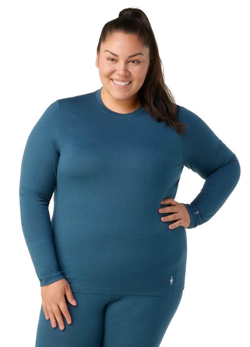 Classic All-Season Merino Base Layer LS Plus - Womens - Twilight Blue 2