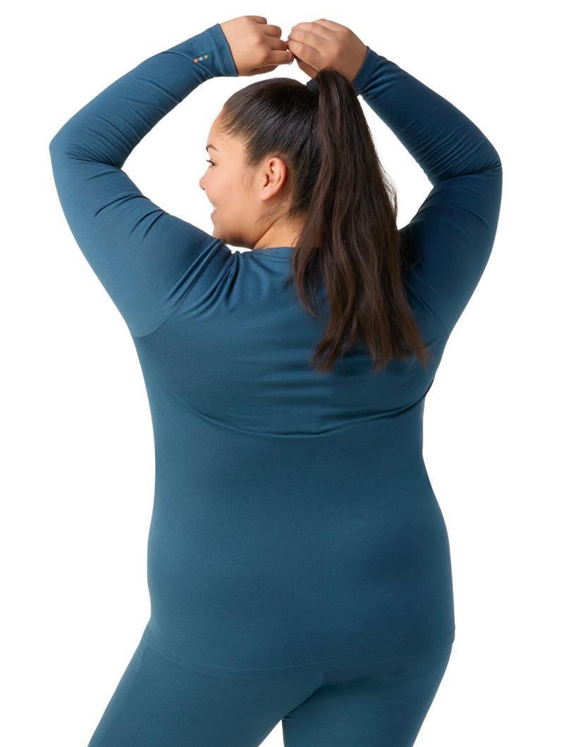 Classic All-Season Merino Base Layer LS Plus - Womens - Twilight Blue 3
