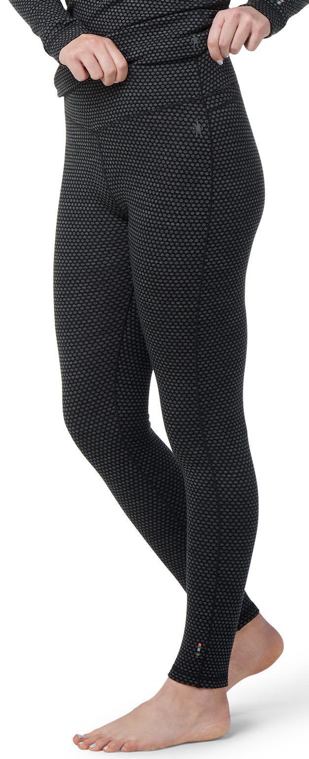 Classic Thermal (250) Merino Base Layer Pattern Bottoms - Womens - black dot 1