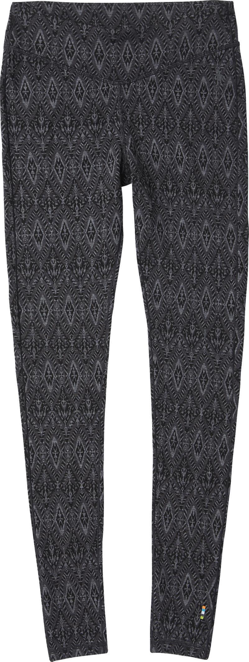 Classic Thermal (250) Merino Base Layer Pattern Bottoms - Womens - black medallion 1