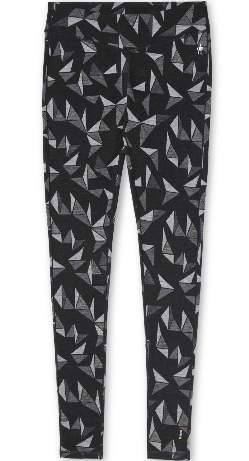 Classic Thermal (250) Merino Base Layer Pattern Bottoms - Womens - black pinwheel 1