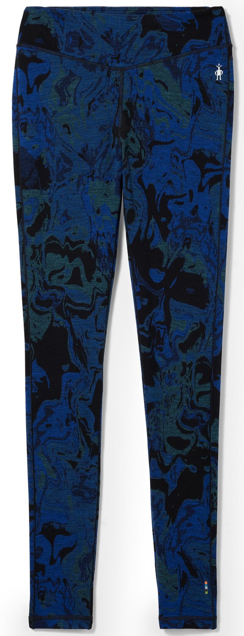 Classic Thermal (250) Merino Base Layer Pattern Bottoms - Womens - blueberry hill marble 1