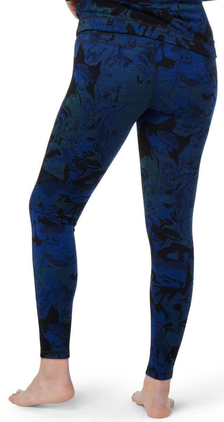Classic Thermal (250) Merino Base Layer Pattern Bottoms - Womens - blueberry hill marble 1