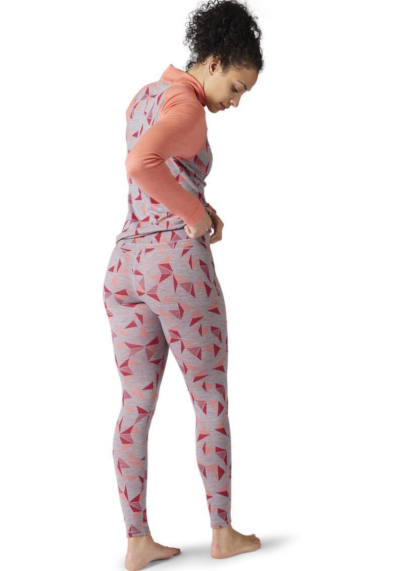 Classic Thermal (250) Merino Base Layer Pattern Bottoms - Womens - light gray pinwheel 1