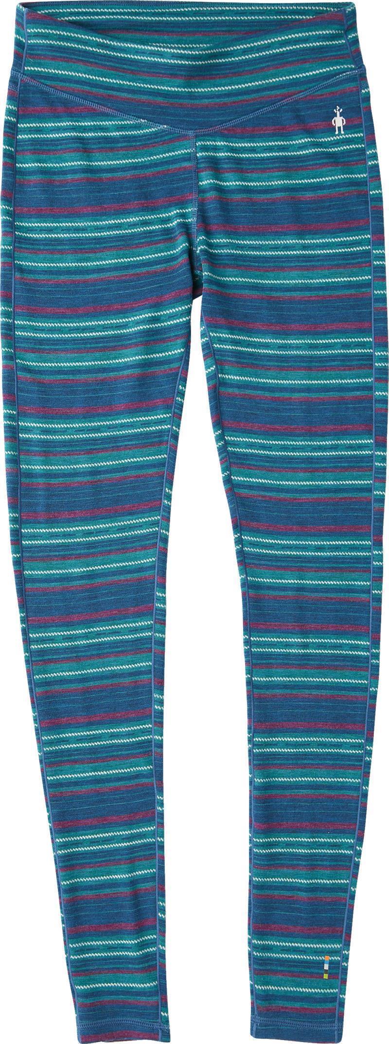 Classic Thermal (250) Merino Base Layer Pattern Bottoms - Womens - peacock margarita 1