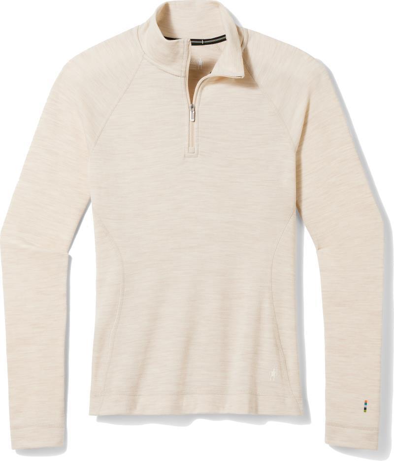 Classic Thermal Merino (250) Base Layer 1/4 Zip - Womens - Almond Heather 1