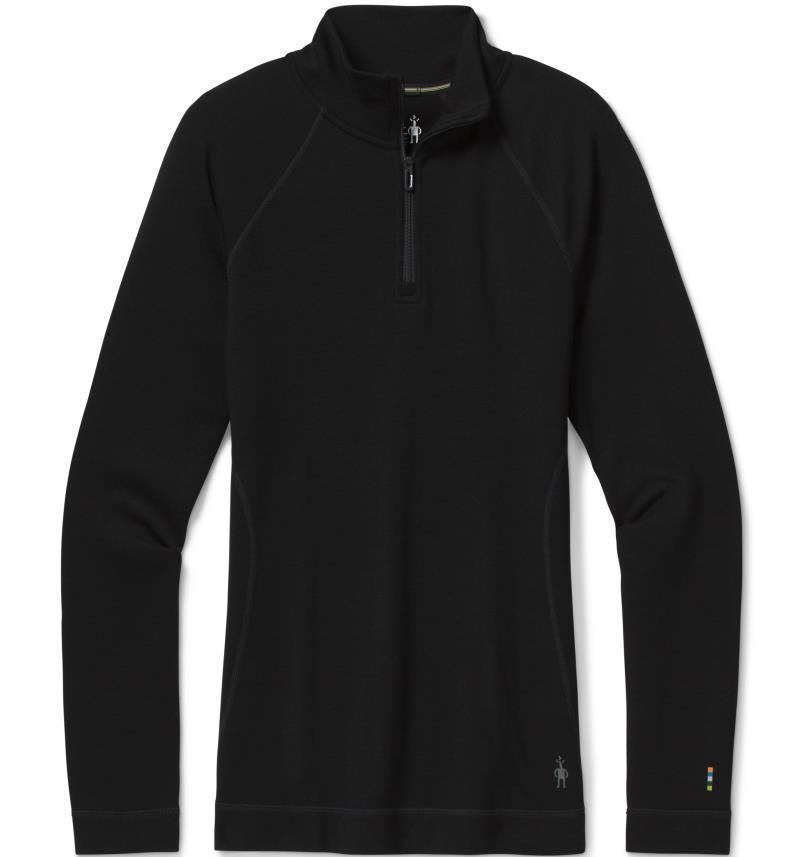 Classic Thermal Merino (250) Base Layer 1/4 Zip - Womens - Black 1
