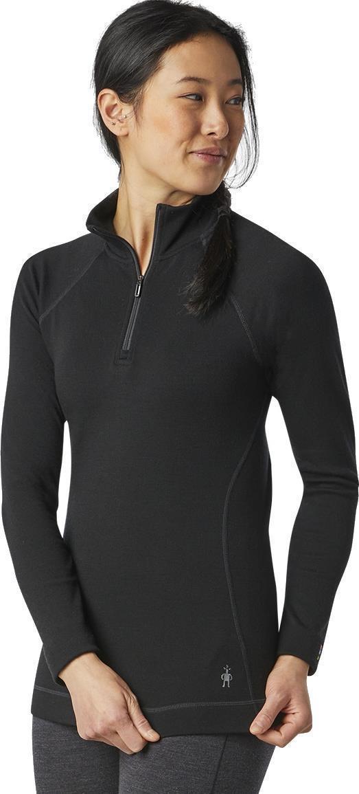 Classic Thermal Merino (250) Base Layer 1/4 Zip - Womens - Black 2